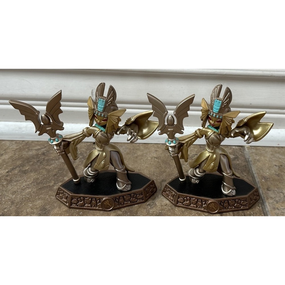 2016 Activision Skylanders Imaginator Golden Queen Sensei Figure 2x